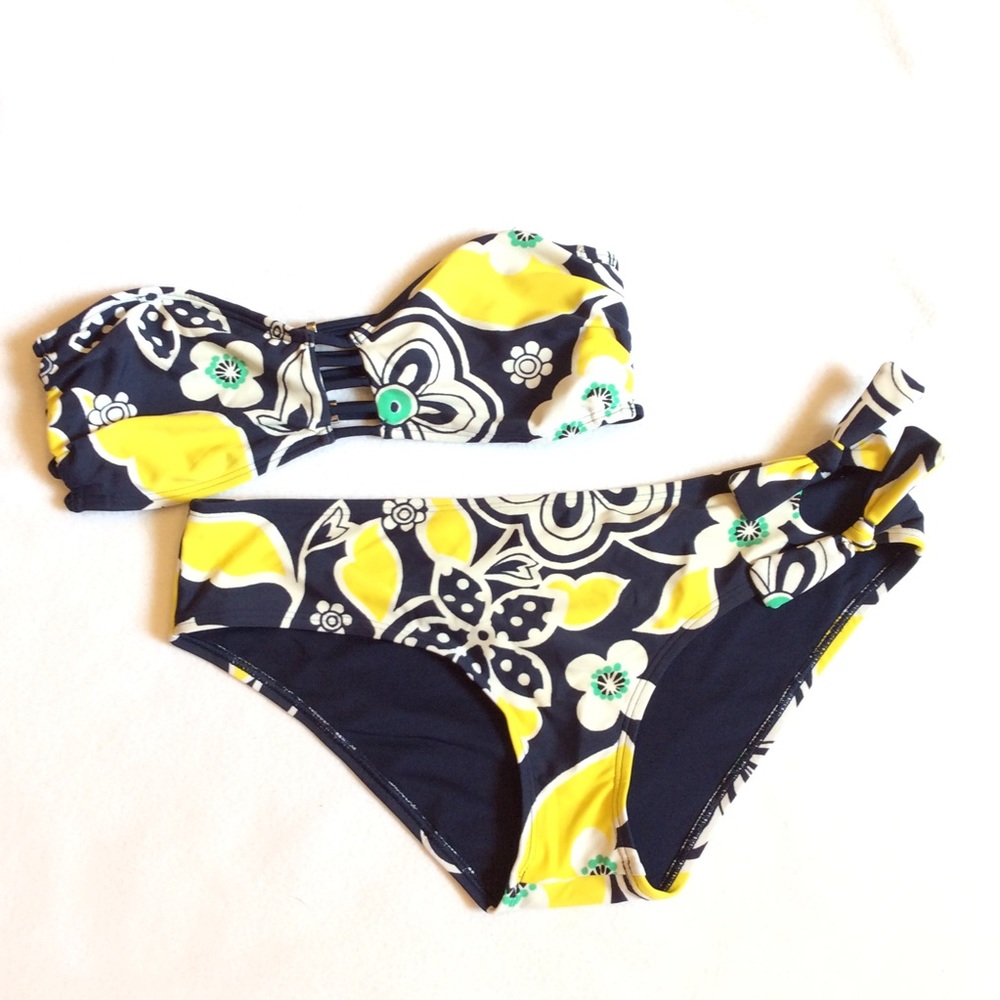 Aerie hipster bandeau bikini